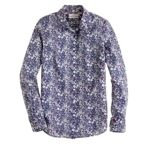 J.Crew Liberty Art Fabrics floral button down top